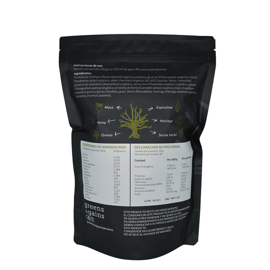 PROTEINA VEGETAL SABOR COCOA